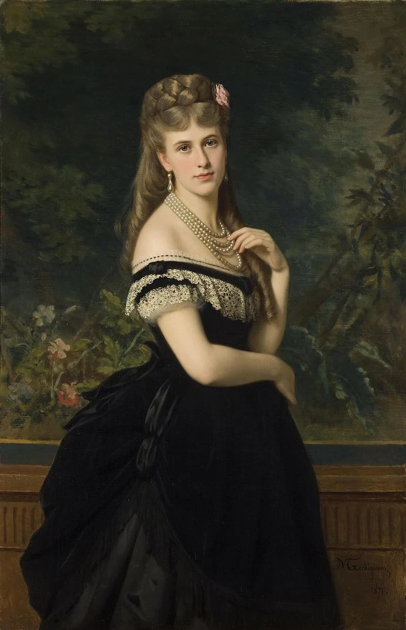 Ritratto della Contessa Maria Mikhailovna Berg, nata Dolgorukaya 1871 - Hermitage State Museum, San Pietroburgo